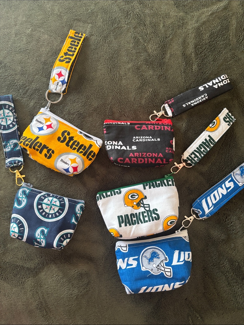 Football lanyards & coin bag